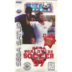 Worldwide Soccer 97 Sega Saturn box art – sports game for Sega Saturn