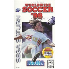 Worldwide Soccer 98 Sega Saturn box art – sports game for Sega Saturn