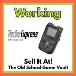 TurboExpress handheld – fully functional with battery door trade-in