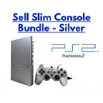 PlayStation 2 Slim Silver Console Bundle – limited edition silver PS2 system with accessories