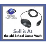 Official Sega Saturn NetLink mouse used for web browsing and compatible games