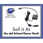Official Sega Saturn RF switch for connecting console to TV via coaxial input