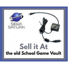 Official Sega Saturn RF switch for connecting console to TV via coaxial input