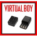 Alt Text: Virtual Boy AA battery pack accessory with attached power cable shown in clean condition