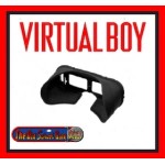 Virtual Boy visor accessory shown separately, padded shade part that attaches to console