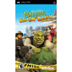 Shrek Smash and Crash Racing art work – video game for PlayStation Portable