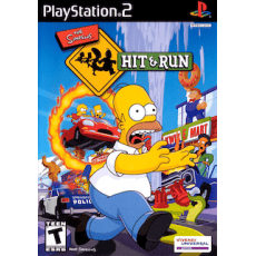 The Simpsons Hit and Run art work – video game for PlayStation 2