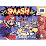 Super Smash Bros / Brothers N64 box art – fighting game for Nintendo 64