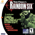 Tom Clancy's Rainbow Six art work for the sega DreamCast