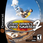 Tony Hawk's Pro Skakter 2 art work for the sega DreamCast