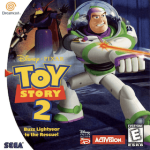 Toy Story 2 Buzz Lightyear to the Rescue art work for the sega DreamCast