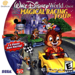 Walt Disney World Quest: Magical Racing Tour art work for the sega DreamCast