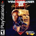 Wing Commander III Heart of the Tiger art work – video game for PS1