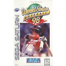 World Series Baseball 98 Sega Saturn box art – sports game for Sega Saturn