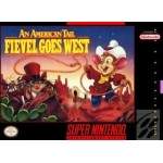 An American Tail Fievel Goes West SNES box art – retro game for Super Nintendo