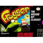 Frogger SNES box art – retro game for Super Nintendo