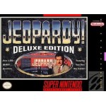 Jeopardy Deluxe Edition SNES box art – retro game for Super Nintendo