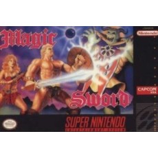 Magic Sword SNES box art – retro game for Super Nintendo