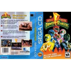 Mighty Morphin Power Rangers Sega CD box art – used Sega game trade in